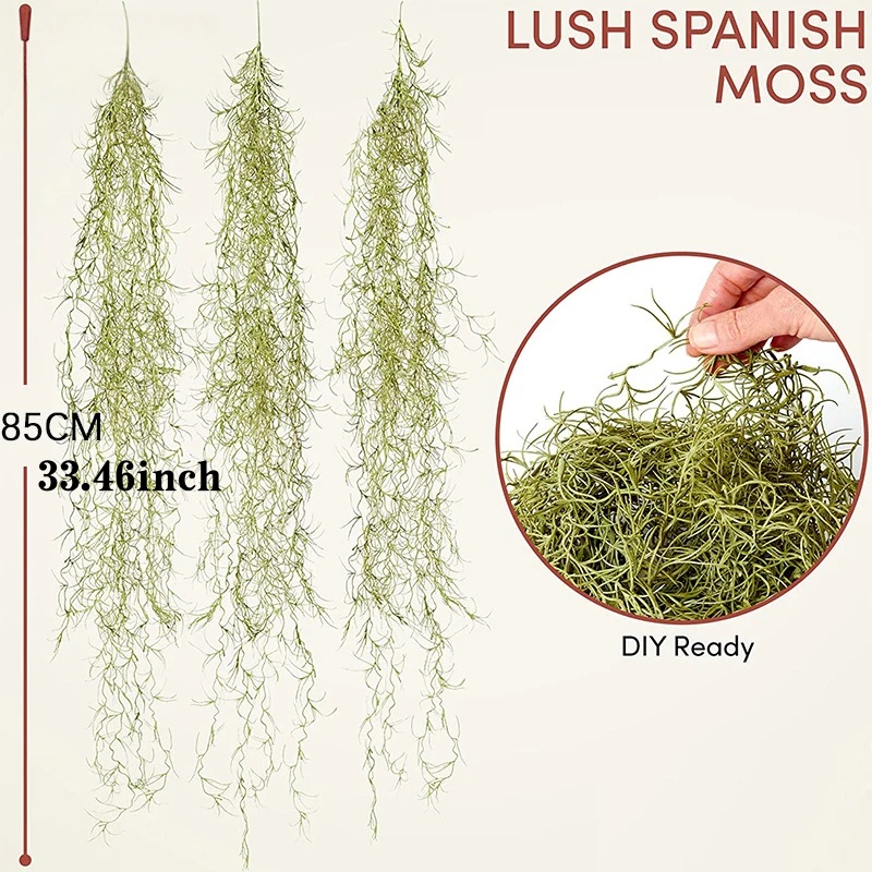 85cm Green Artificial Plant Mo - Sphagnum Moss Dry ulasan dan harga
