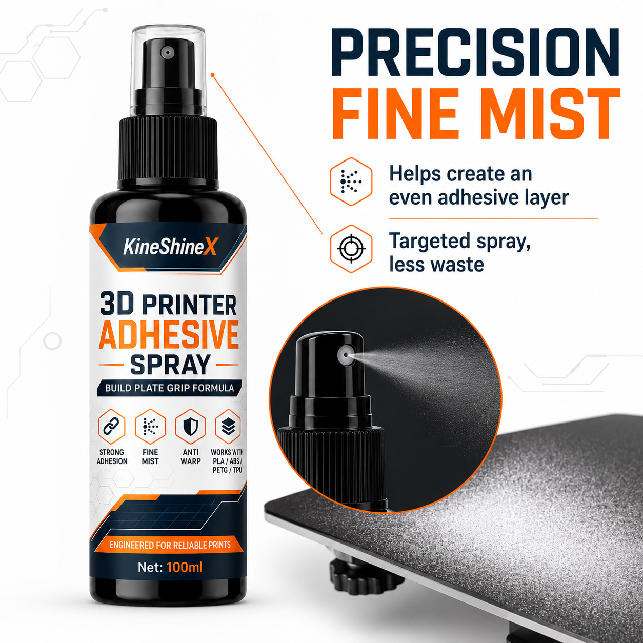 3D Printer Adhesive Spray 100/ - Misting Bottle Fine ulasan dan harga